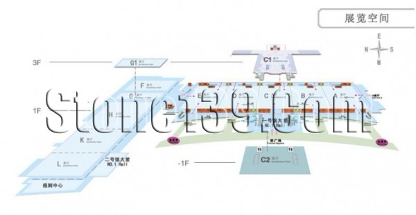 廈門國際會展中心展廳導(dǎo)航圖