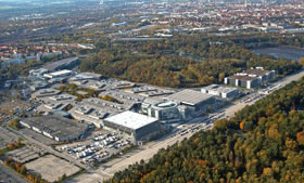 德國紐倫堡國際展覽中心鳥瞰圖