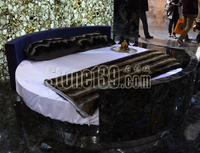 廈門展石材企業參展展品玉石床
