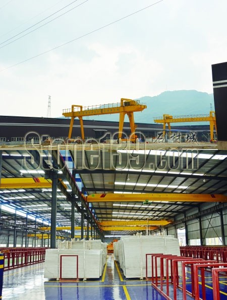 貴州金石石材加工項目廠區內外景（倉房和大板市場）