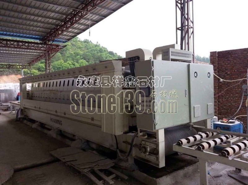 祥鑫石材廠花崗巖自動磨拋機械設備加工