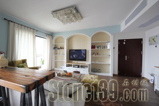 板材爬上墻 五款簡約清新背景墻