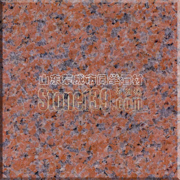三款國產紅色花崗巖（石島紅、永定紅、楓葉紅）的比較