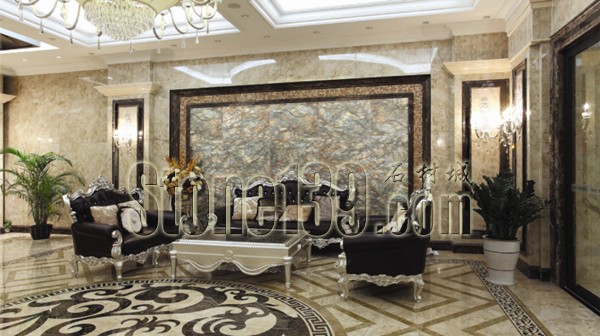 分享幾款漂亮的大理石背景墻裝飾