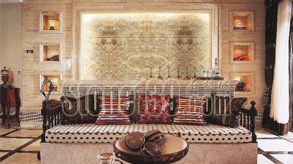 分享幾款漂亮的大理石背景墻裝飾