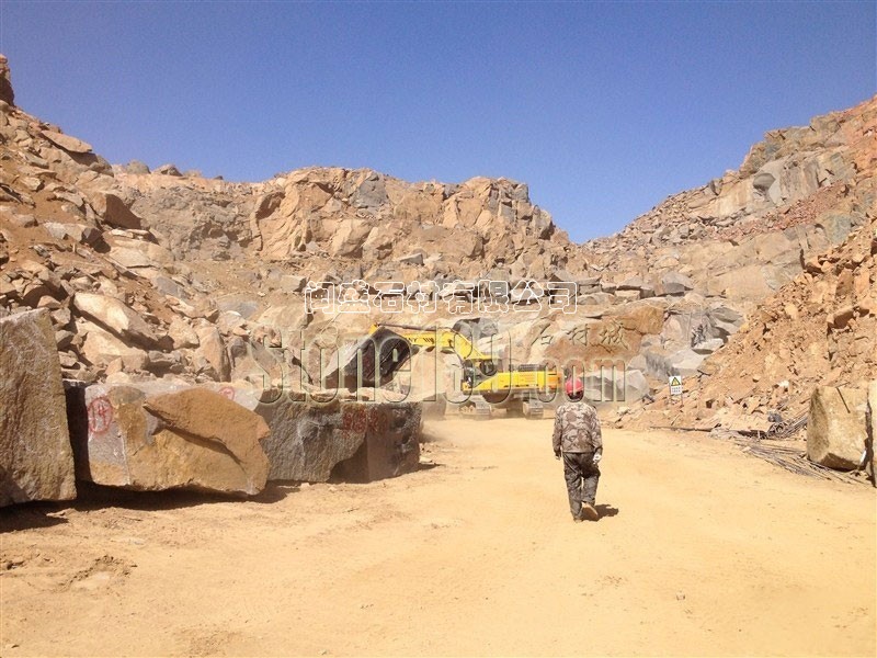 山西閩盛石材經營花崗巖興縣紅（國產皇室啡）