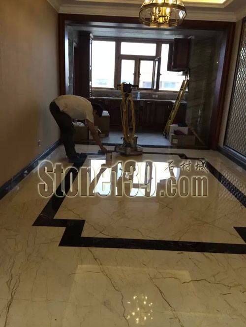 石材護理驗收標準之整體研磨再結晶