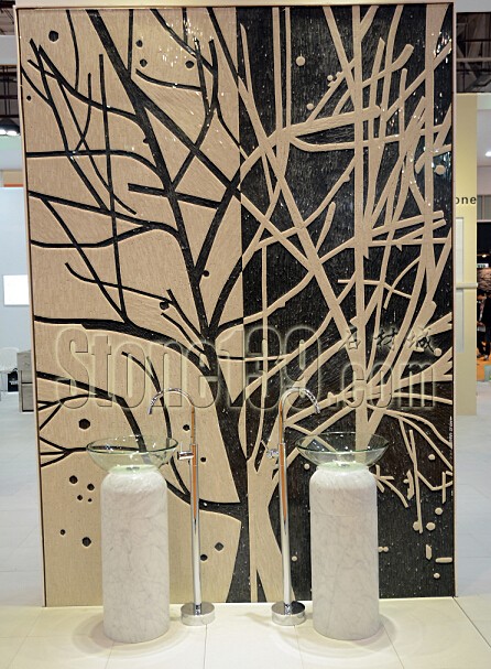 回顧2015廈門國際石材展上那些精美的石材展品設計(圖集)