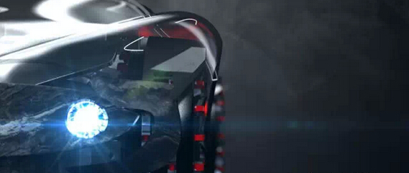 奢華石材內裝打造超級跑車概念車