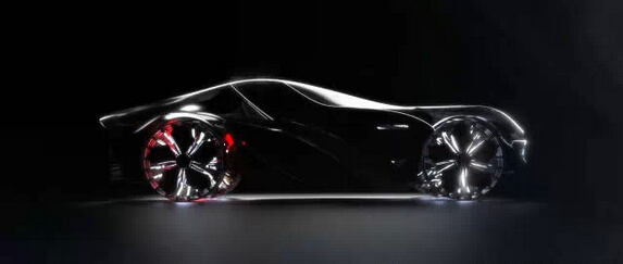 奢華石材內裝打造超級跑車概念車