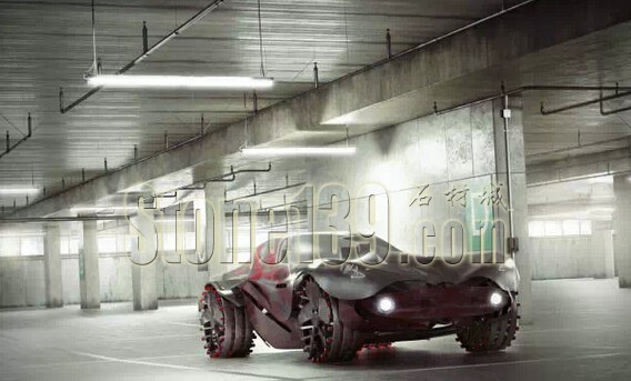 奢華石材內裝打造超級跑車概念車