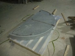 半圓型花崗巖成品石材環境應用