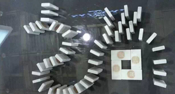 江西雅高礦業(yè)2015廈門(mén)石材展展廳現(xiàn)場(chǎng)圖片