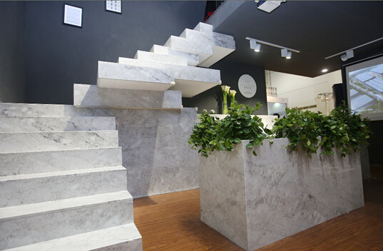 江西雅高礦業(yè)2015廈門(mén)石材展展廳現(xiàn)場(chǎng)圖片