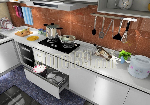 不銹鋼櫥柜臺面,石材櫥柜臺面,櫥柜效果圖