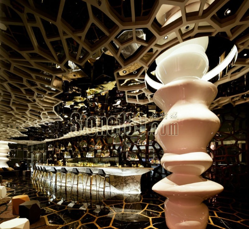 香港OZONE酒吧石材裝飾應用欣賞(多圖)