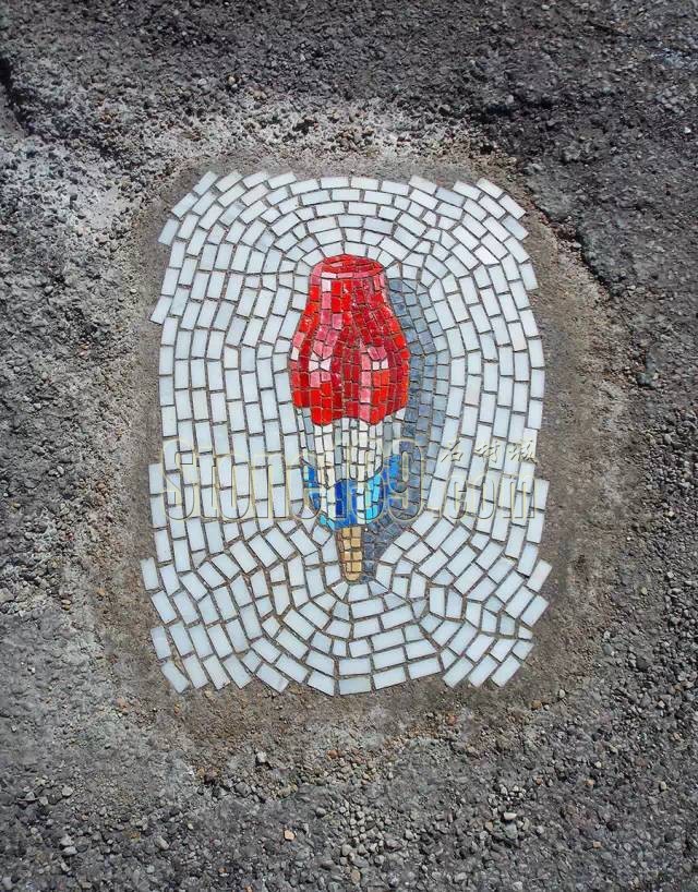 用馬賽克藝術(shù)來(lái)&ldquo;填坑&rdquo;看完我也是醉了（多圖）