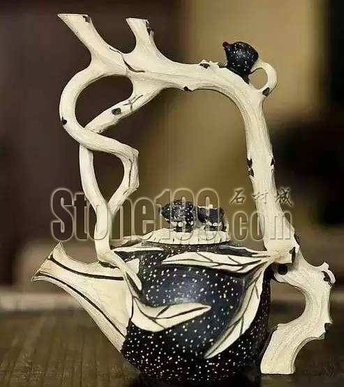 石材家裝工藝精品系列 石雕茶壺