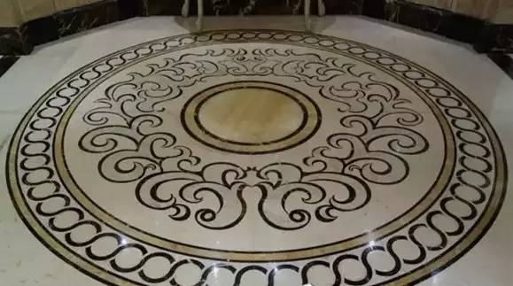 大理石石材地板拼花