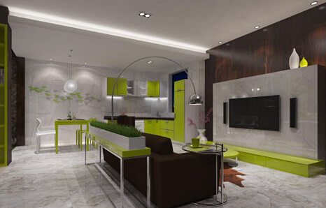 3個大理石背景墻設計方案