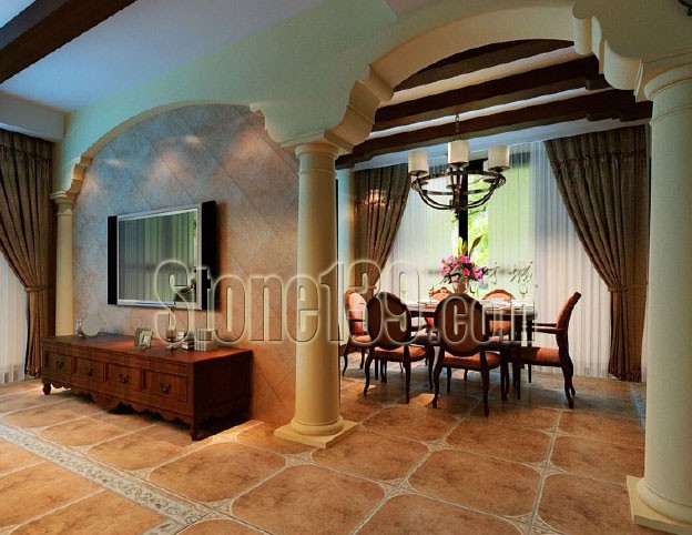 石材柱子裝飾應用案例