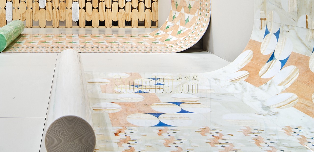 這位設(shè)計師,想用“軟性大理石”驚艷全場