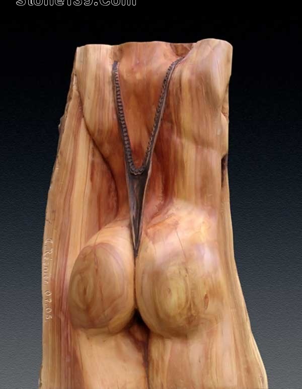 雷人的木雕和石雕藝術作品