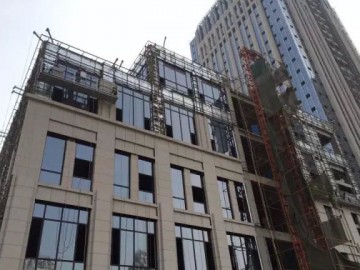 在建工地外墻石材干掛施工圖