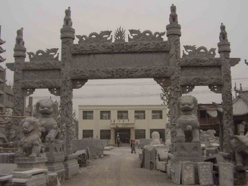 嘉祥鵬飛石業石牌坊PF-007