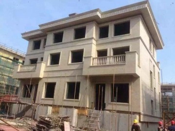 湖北黃金麻別墅外墻裝飾應用