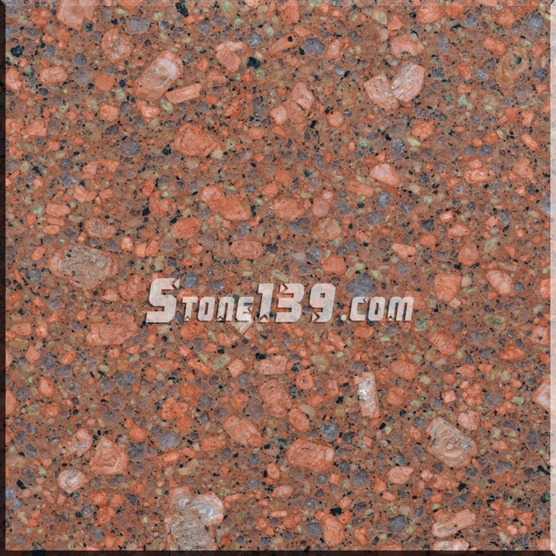 瀾輝石材江西紅色花崗巖產品欣賞