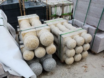 花崗巖石球欄桿異形產品系列