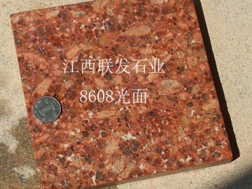 映山紅富貴紅石材火燒面荔枝面光面石材水頭石材批發網點