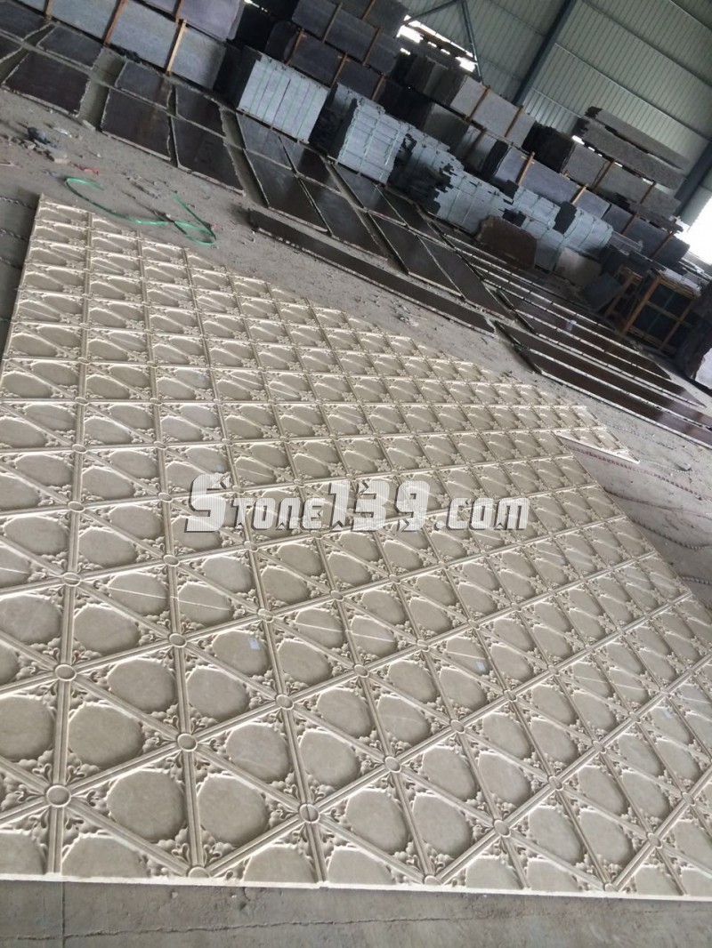 天豪石業CNC電腦自動雕刻機加工各種石材工藝品