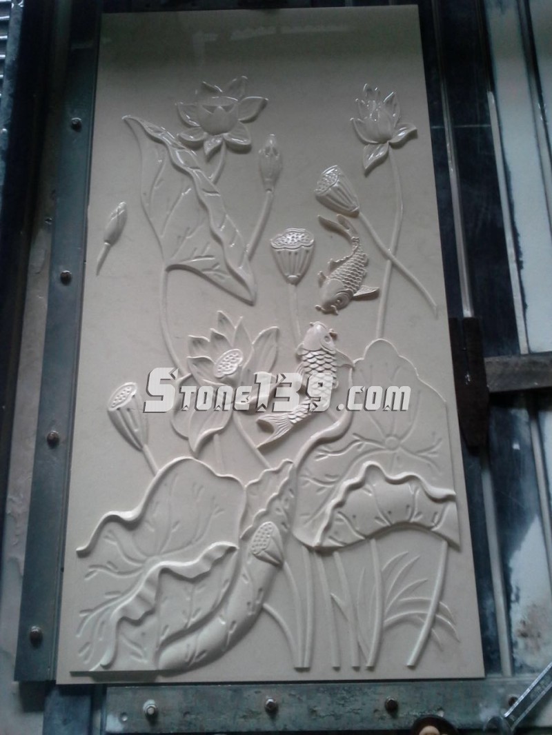 天豪石業CNC電腦自動雕刻機加工各種石材工藝品