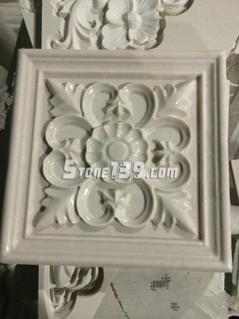 天豪石業CNC電腦自動雕刻機加工各種石材工藝品