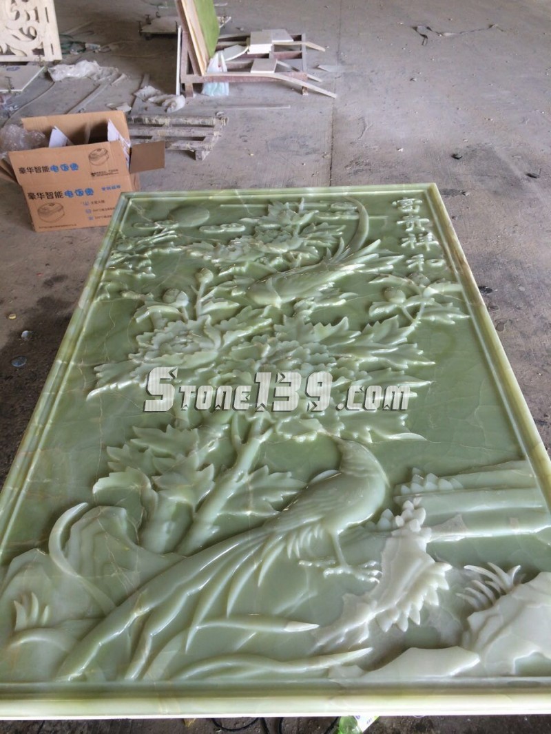 天豪石業CNC電腦自動雕刻機加工各種石材工藝品