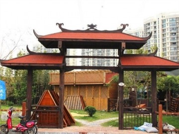 防腐木門頭定制廠家哪家好,飾祺供,提供專業的定制服務