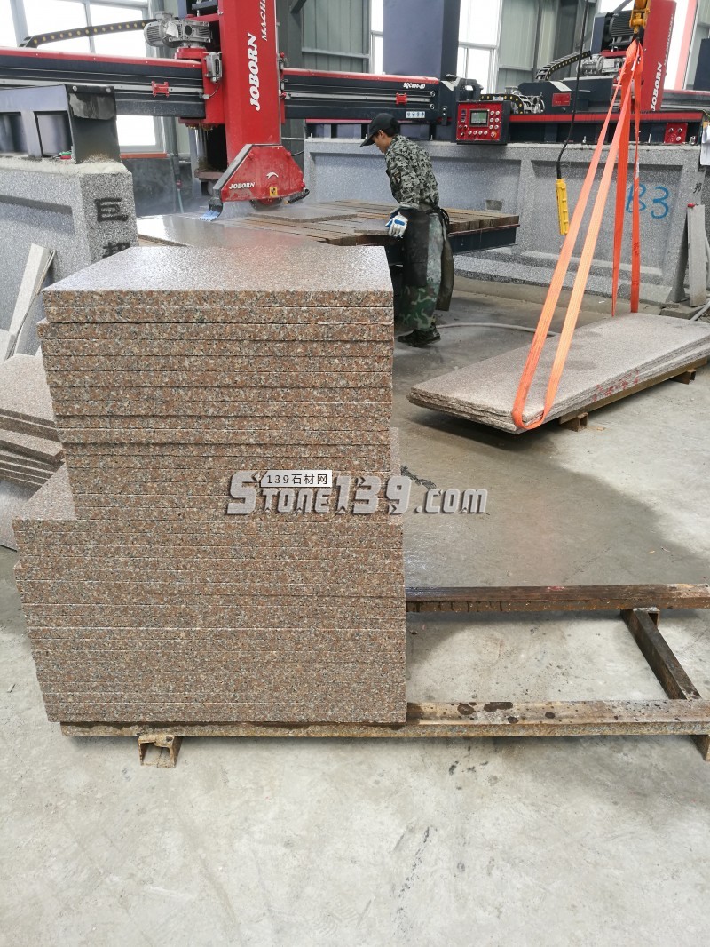 川東石業五蓮紅花崗巖