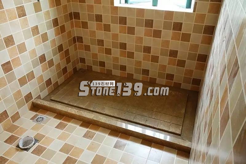 夏天裝飾浴室，大理石鋪地應該這么用