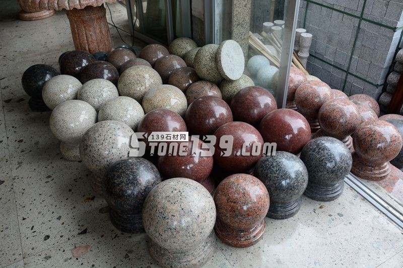 輝遠天宏石材經營批發欄桿/欄桿壓板/圓球/圓柱/異形線條等石材加工品