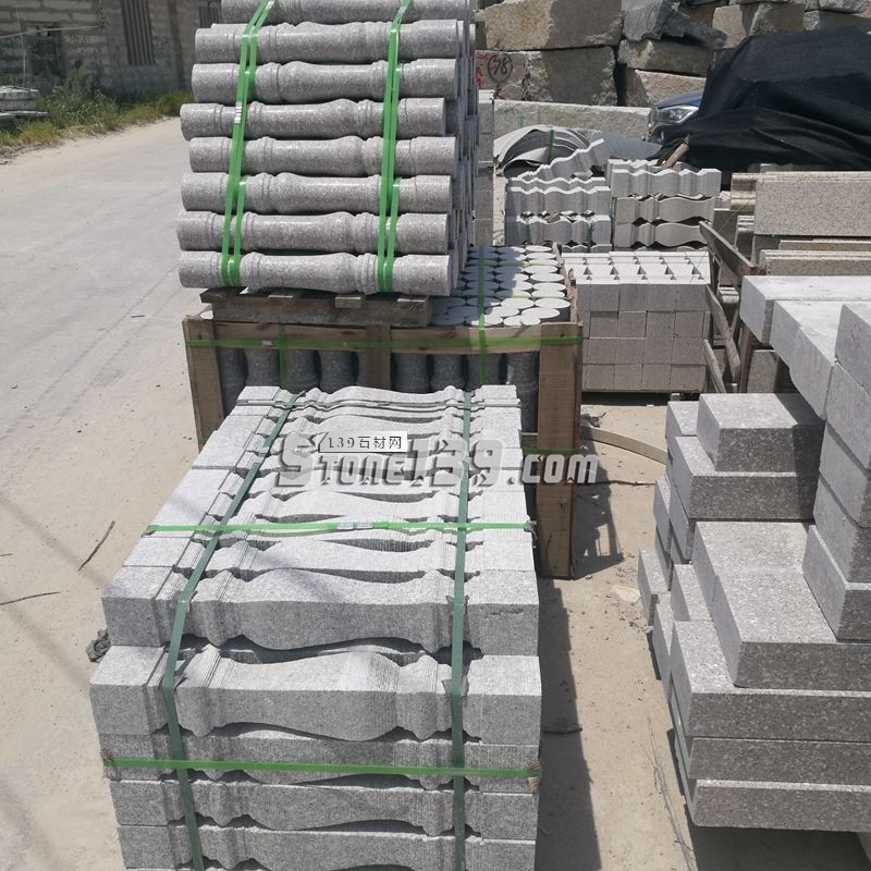 輝遠天宏石材經營批發欄桿/欄桿壓板/圓球/圓柱/異形線條等石材加工品