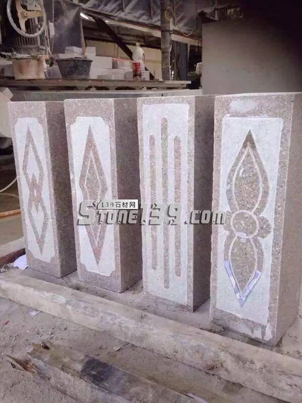 恒毅輝杰石材主營花崗巖欄桿、圓球、仿型異形等石材加工產品