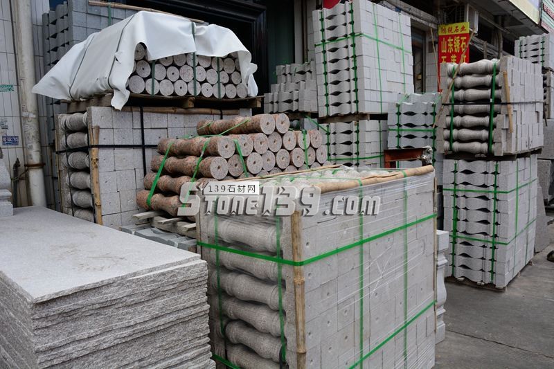 恒毅輝杰石材主營花崗巖欄桿、圓球、仿型異形等石材加工產品