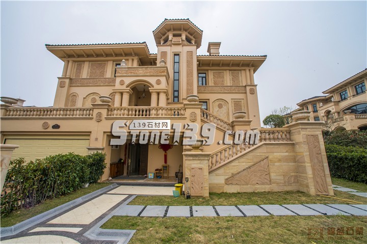 錦盛石業工程案例之臺州楊家山一號石材別墅