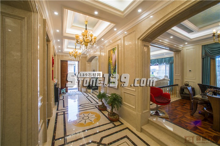 錦盛石業工程案例之臺州楊家山一號石材別墅