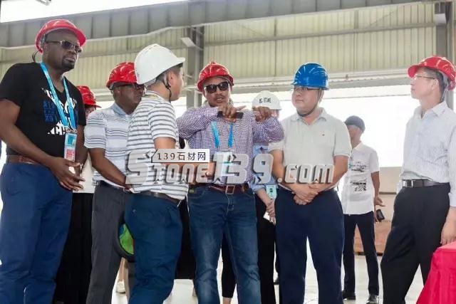 廈門金磚會議特派代表團(tuán)到高時集團(tuán)和萬里石股份參觀考察 