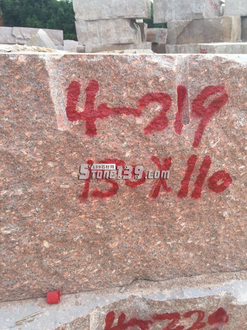 江西博勝石業主營紅色花崗巖映山紅、代代紅石材