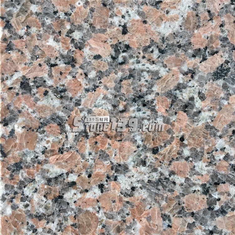 廣西岑溪花崗巖粉紅麻、楓葉紅、海棠紅、三堡紅石材的對比