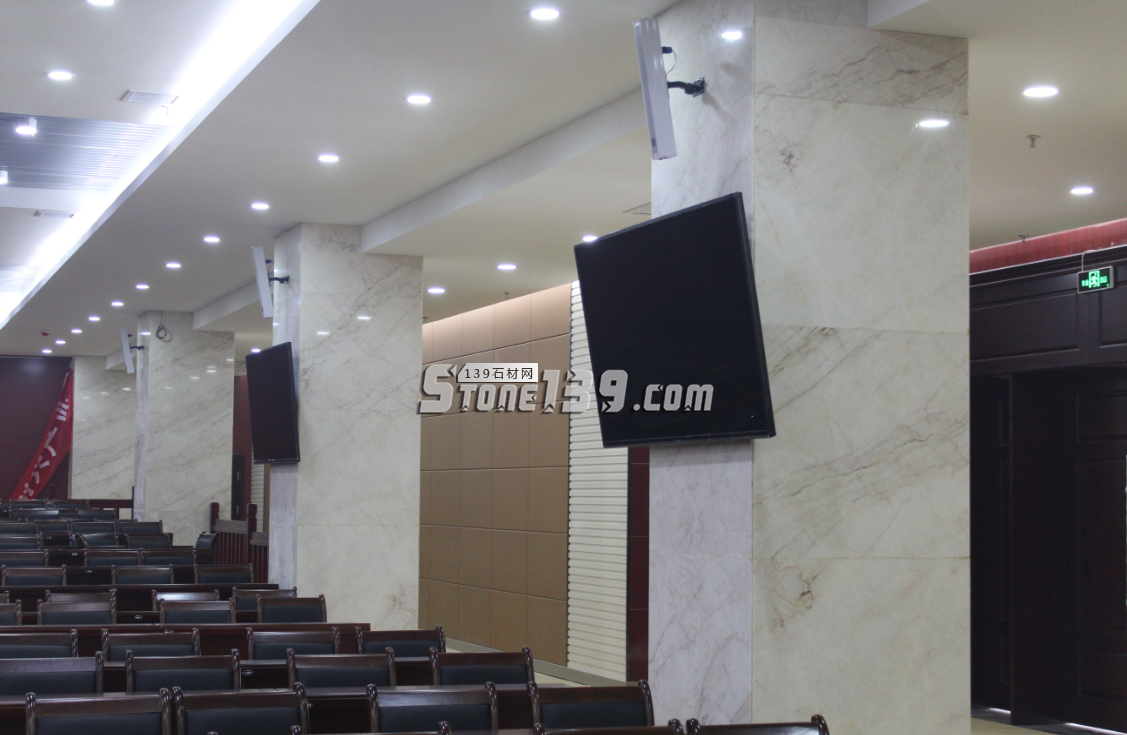 甘谷大劇院石材工程裝飾-甘肅金潤玉公司案例